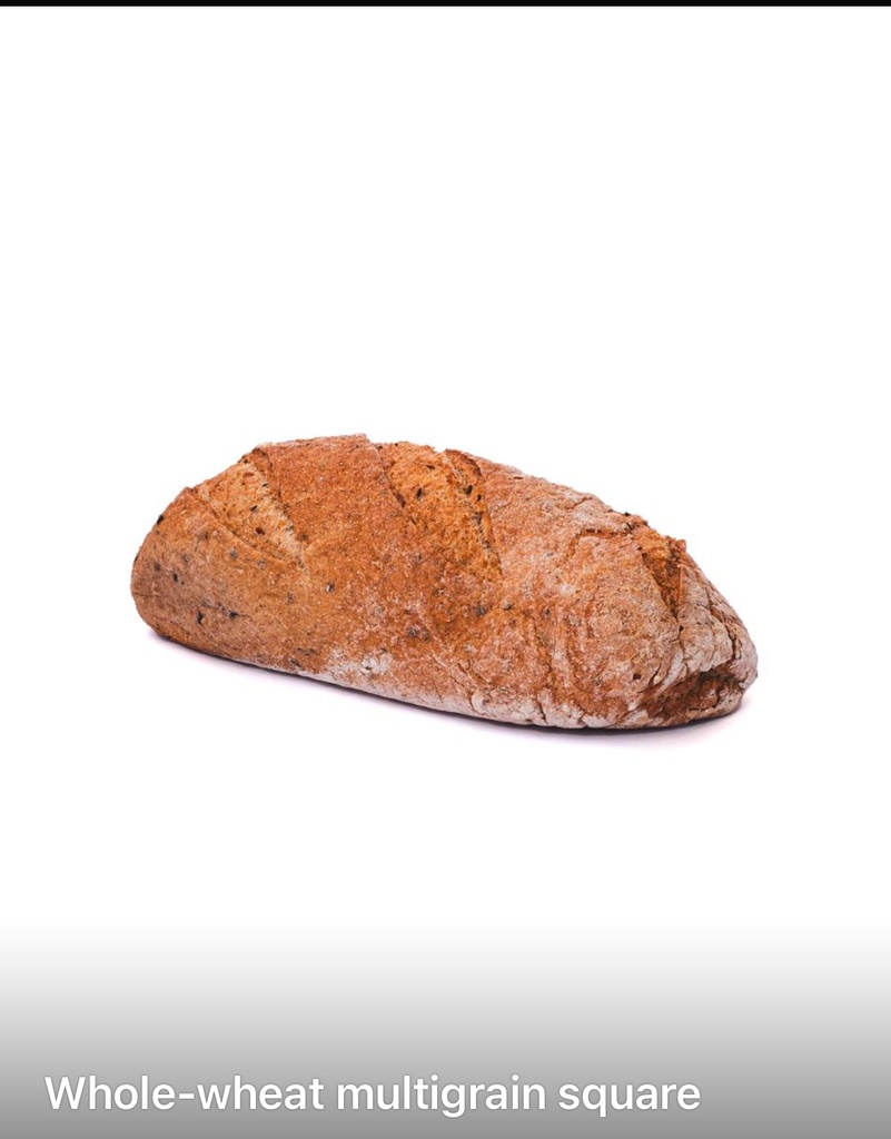 Loaf wholewheat multigrain square 1000gr Unsliced