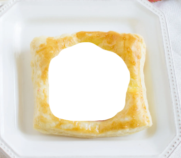 Croissant Danish Square Raw 8x8 70gr