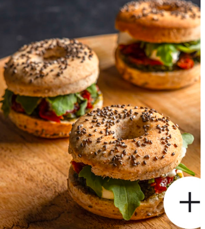 Bagel with black sesame After Baking 27gr