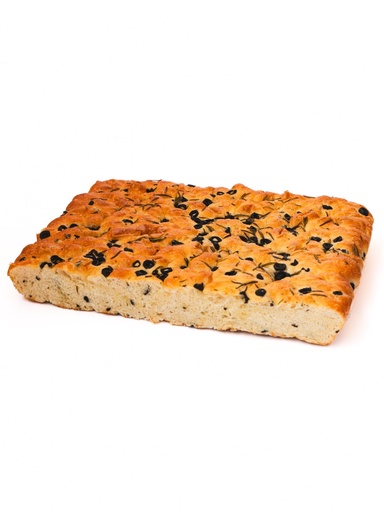 Focaccia black olive rosemary 1300gr (After Baking 1200gr)