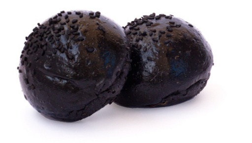 Bun black with black sesame 70gr  (After Baking 65gr)