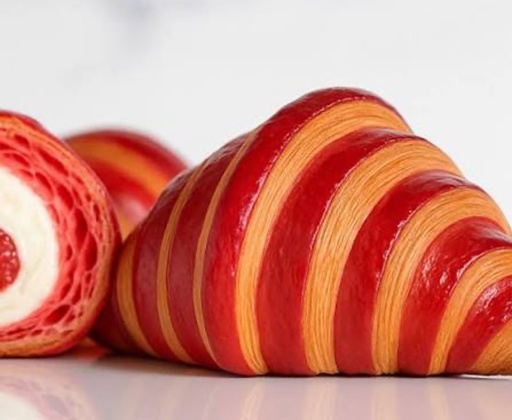 Croissant Plain red mini